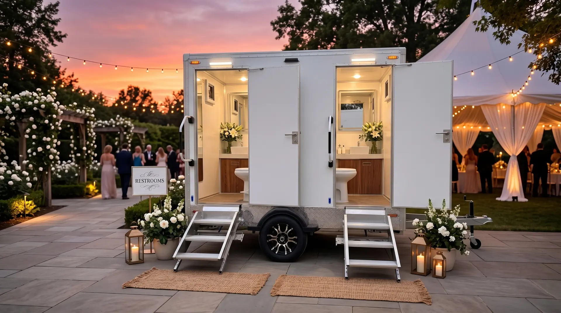 Wedding Restroom Trailers